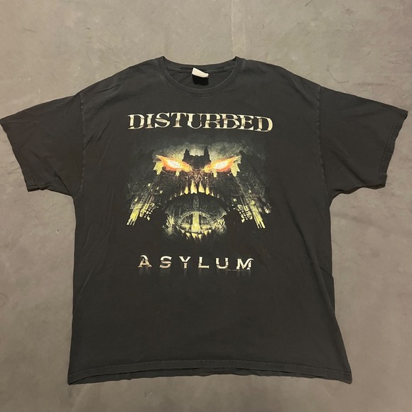Hanes Other - Disturbed Asylum Concert Tour 2010 T-Shirt‎ Size 2XL Heavy Metal Band Tee hanes